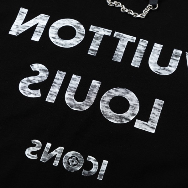 お声に応じる ルイヴィトン LOUISVUITTON Tシャツ オデル生地 プリント コピー