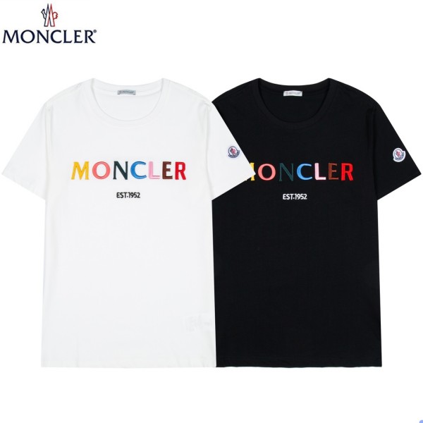MONCLER スーパーコピー Tシャツ 半袖 オデル生地  モンクレール プリント ロゴ 