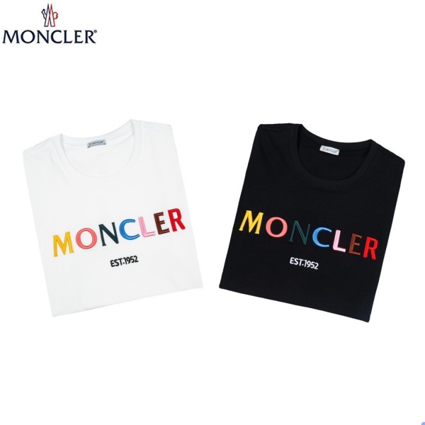 MONCLER スーパーコピー Tシャツ 半袖 オデル生地  モンクレール プリント ロゴ 