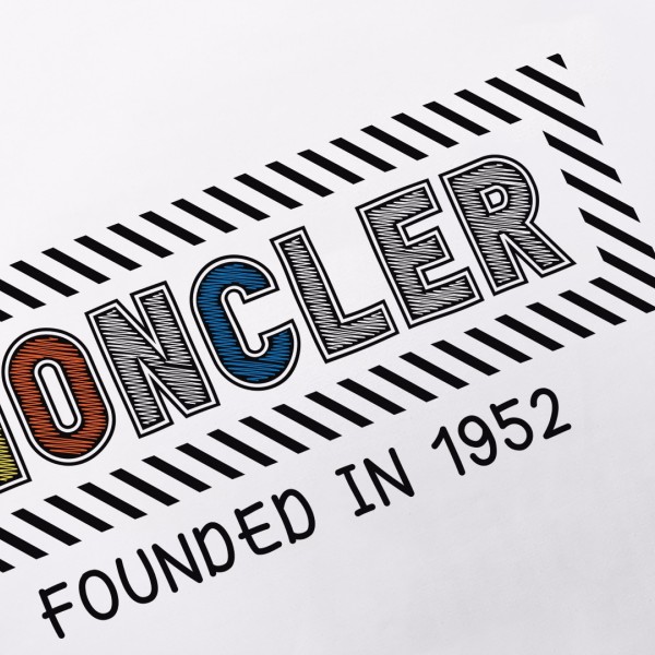 プリントロゴ MONCLER スーパーコピー Tシャツ 半袖 100%綿 モンクレール 男女兼用