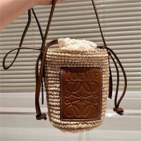 ロエベ LOEWE コピー かごバッグ ミニ traffia and hemp bucket bag 2WAY