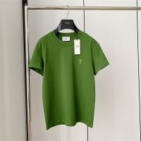 抜け感 アミ パリス スーパー コピー Tシャツ 刺繡 ロゴ 純綿 AMI PARIS