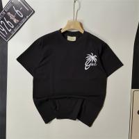 GUCCI コピー Tシャツ ヤシの木 イラスト グッチ ロゴ プリント コットン100