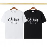 2023新作 おしゃれ セリーヌ tシャツ コピー CELINE 半袖 柄 プリント ロゴ