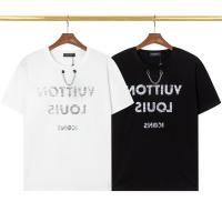 お声に応じる ルイヴィトン LOUISVUITTON Tシャツ オデル生地 プリント コピー