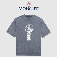 モンクレール 2023春夏新作 MONCLER コピー Tシャツ 水洗いレトロ アメカジ 100%コットン