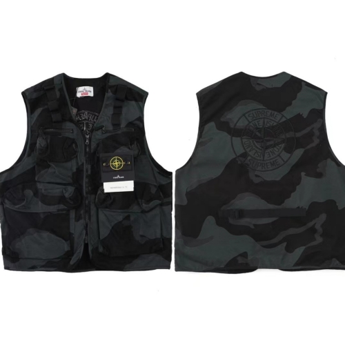 Supreme & Stone Island 迷彩のベストシュプリームコピー機能風 男女兼用 持つ汎用性の高いモデル