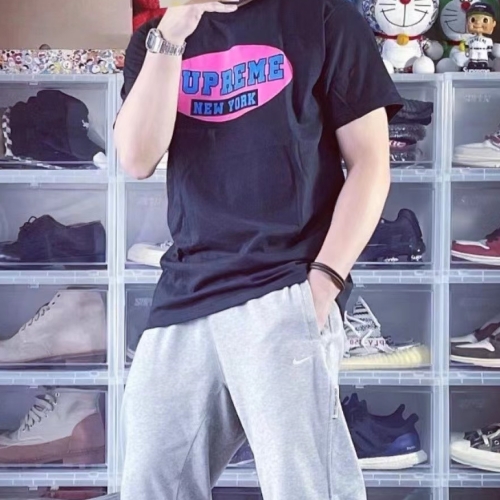 Supreme 23SS NEW YORK TEE 楕円形の文字のプリント 超人気シュプリーム半袖Tシャツコピー