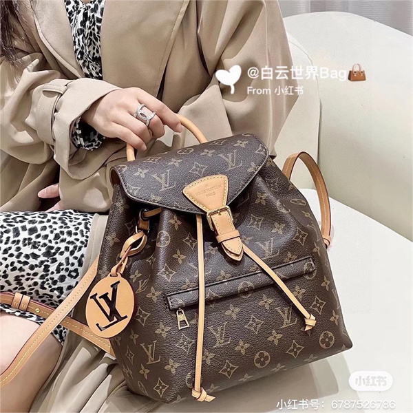 【M45501】ルイヴィトン 偽物 リュック Montsouris PM モノグラム LOUIS VUITTON
