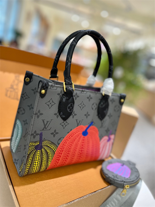 LOUIS VUITTON コピー ハンドバッグ ミニ onthego 草間彌生ｘルイヴィトン コラボ 