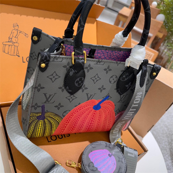 LOUIS VUITTON コピー ハンドバッグ ミニ onthego 草間彌生ｘルイヴィトン コラボ 