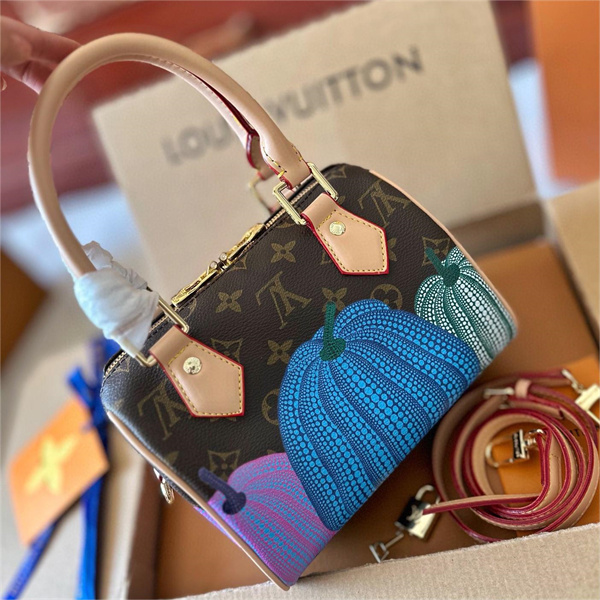【M46469】ルイヴィトン 偽物 ハンドバッグ speedy Bandoulière 20 LOUIS VUITTONｘ草間彌生