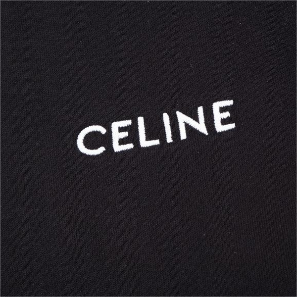 CELINE コピー ジャケット 刺繍 ロゴ ストライプ 柄 カジュアル スウェット セリーヌ