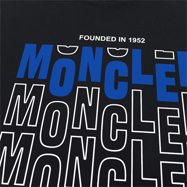 MONCLER スーパーコピー トレーナー ロゴ プリント 柄 貼り付け ワッペン モンクレール