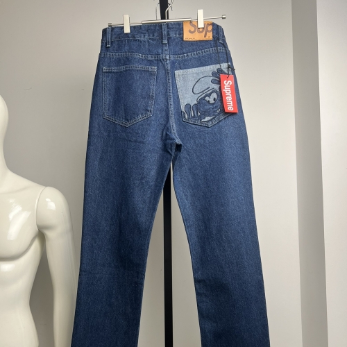 2023大ヒット Supreme 20FW Smurfs Regular Jean 品質保証 シュプリーム偽物ジーンズ