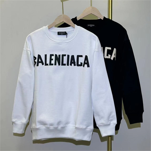 BALENCIAGA 偽物 トレーナー TAPE TYPE コットン生地 ロゴ バレンシアガ