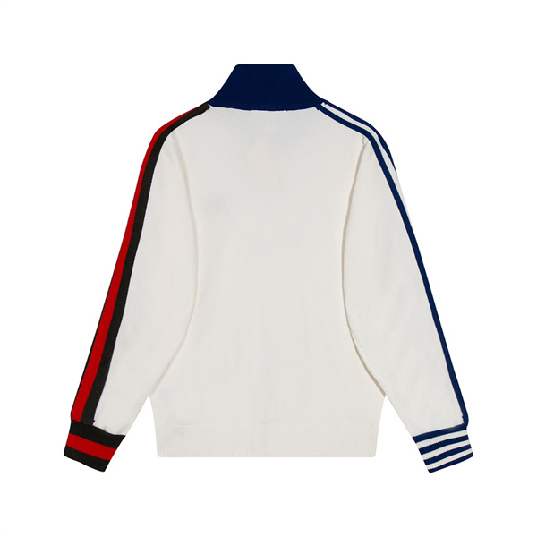 GUCCI スーパーコピー ジャケット GUCCI X Adidas ストライプ柄 コントラストカラー 
