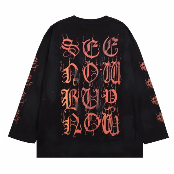 バレンシアガ コピー 長袖Ｔシャツ オーバーサイズ 純綿生地 サンスクリット BALENCIAGA 