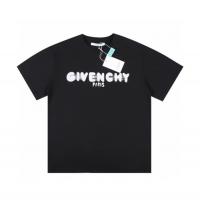 高品質 GIVENCHY ジバンシィ 2023SS ぼかし文字モノグラム半袖スーパーコピー トレンディ 男女兼用