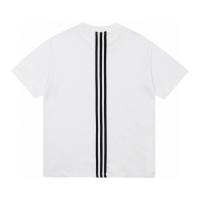 Adidas x Balenciaga連名23SSパーマTシャツ新モデル 手触り快適 バレンシアガ半袖Tシャツコピー 紺白
