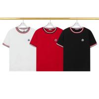 2023新作モンクレール半袖 ブラックホワイトレッド MONCLERコピー半袖Tシャツ 春夏マストアイテム