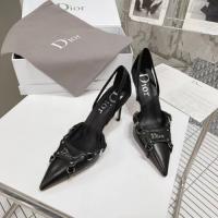 Diorロゴ ディオールスーパーコピーサンダル 8.5cm パンプス パテントカーフスキン & グログラン