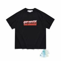 SUPREME2023年春夏新作オフホワイトコラボ ロゴプリント半袖Tシャツコピー ユニセックス 黒白