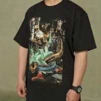 大人気 SS23 Supreme偽物 T-REX TEE 16TH FEBRUARY 23 お洒落格上げユニセックス半袖Tシャツ
