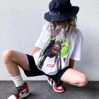 SUPREME Buju Banton Tee シュプリームコピー肖像半袖Tシャツ 個性的なストリートスタイル