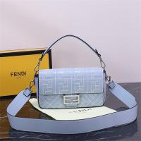 フェンディ スーパー コピー ハンドバッグ Baguette ショルダーベルト ffロゴ 刺繡 FENDI