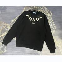PRADA コピー トレーナー ロゴ プラダ コットン生地 ユニセックス