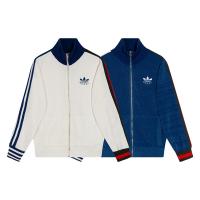 GUCCI スーパーコピー ジャケット GUCCI X Adidas ストライプ柄 コントラストカラー
