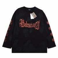 バレンシアガ コピー 長袖Ｔシャツ オーバーサイズ 純綿生地 サンスクリット BALENCIAGA