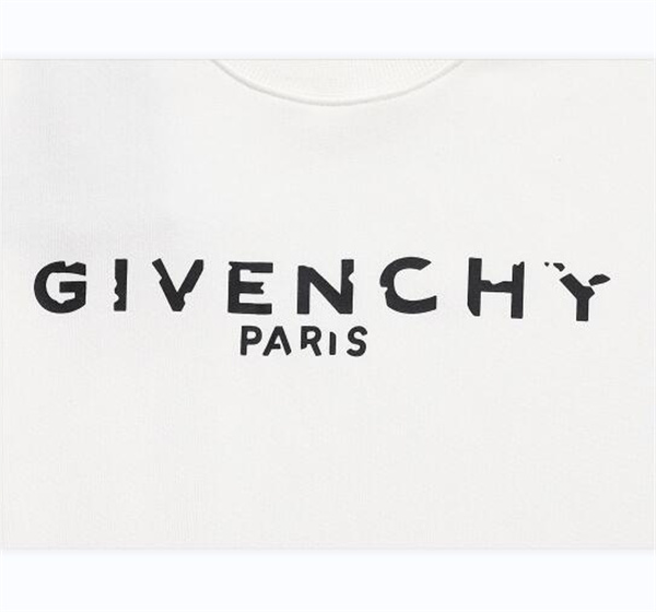 ジバンシー スーパーコピー トレーナー ロゴ プリント ダメージ 純綿生地 GIVENCHY