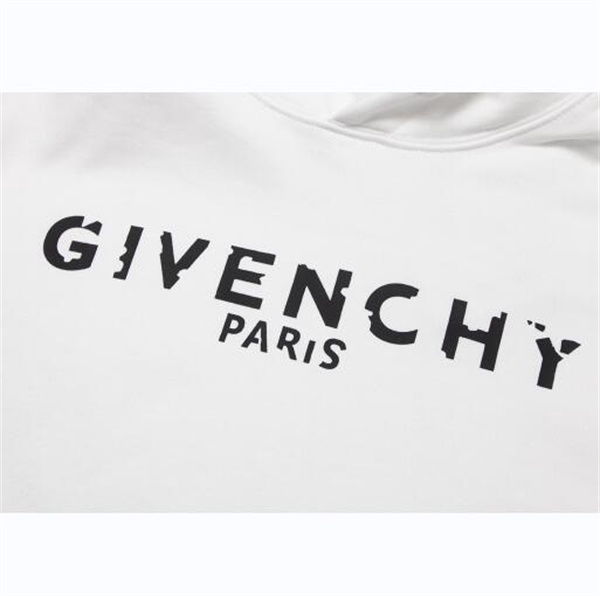 ジバンシー コピー パーカー 定番 ロゴ プリント フード付き 純綿生地 GIVENCHY 