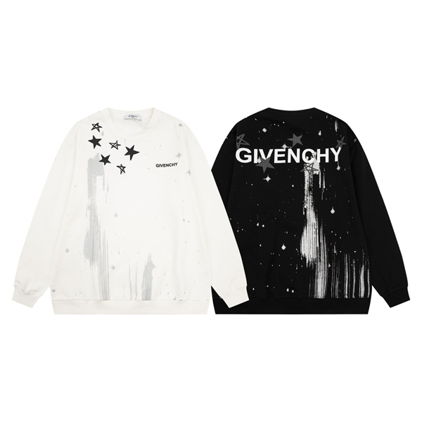 GIVENCHY コピー トレーナー コットン 水洗い加工 星空 プリント ジバンシー 