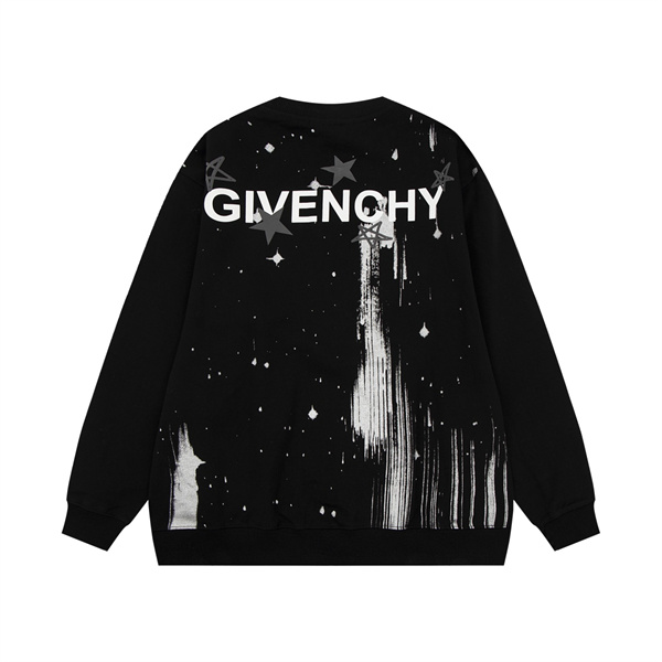 GIVENCHY コピー トレーナー コットン 水洗い加工 星空 プリント ジバンシー 