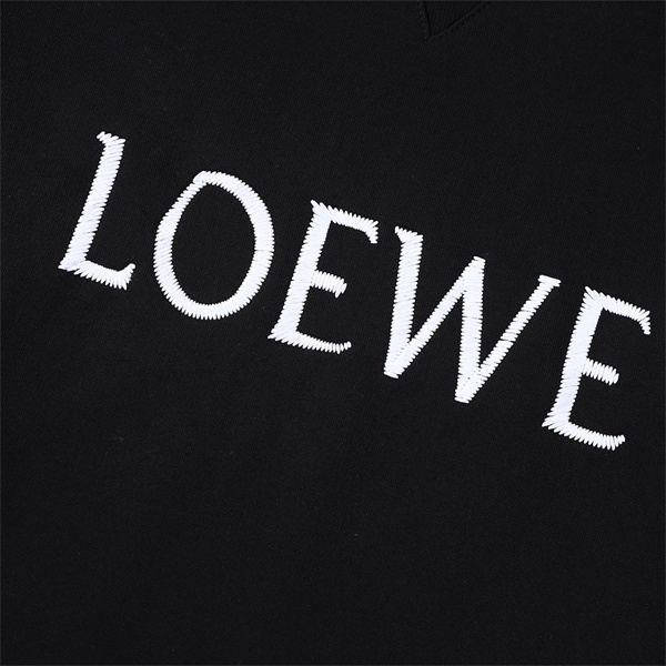  ロエベ コピー トレーナー 刺繡 文字 ロゴ 定番 LOEWE 純綿生地 ユニセックス