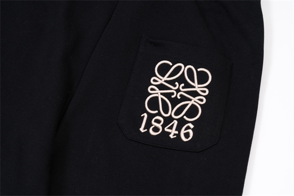 ロエベ スーパー コピー スウェットパンツ 刺繡 ロゴ ストライプ 柄 純綿 男女兼用 LOEWE