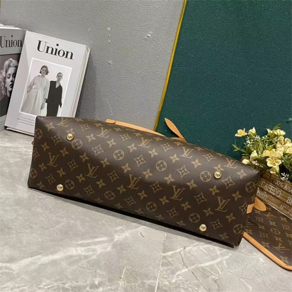LOUIS VUITTON コピー トートバッグ CARRYALL モノグラム レザー ルイヴィトン