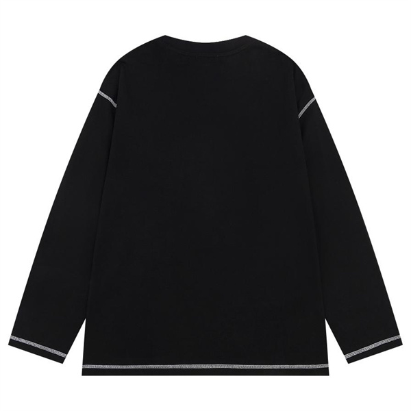 LOEWE コピー 長袖Ｔシャツ 刺繍 ロゴ Anagram 立体 100％コットン ロエベ