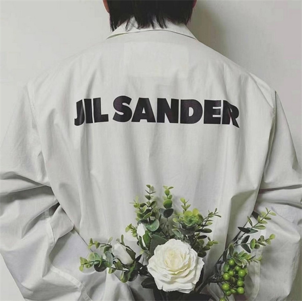 2023秋先新作 JIL SANDER コピー ジャケット ロゴ プリント コットン ジルサンダー