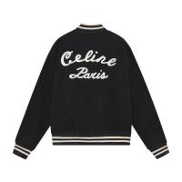 Celine コーデュロイ野球ジャケットコピー ベーシックデザイン  レトロなルックユニセックス
