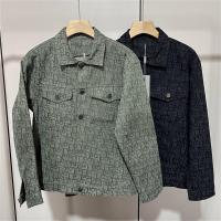 DIOR スーパーコピー ジャケット ロゴ アメカジ ディオール デニム モノグラム プリント