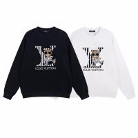 可愛い LOUIS VUITTON スーパーコピー トレーナー くま 熊 ロゴ プリント ルイヴィトン