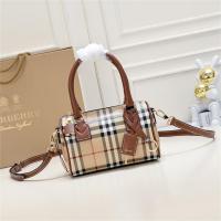 8071357 BURBERRY コピー ミニボウリングバッグ タータンチェック柄 防水 バーバリー