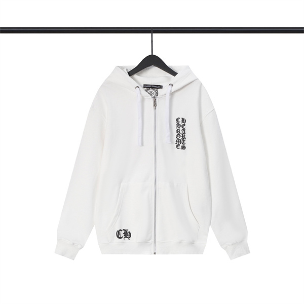 CHROME HEARTS コピー パーカー クロス 墓 ロゴ プリント 純綿生地 2色 クロムハーツ