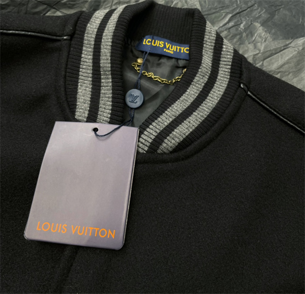 ルイヴィトン スーパーコピー ジャケット モノグラム エンボス ウール レザー LOUIS VUITTON