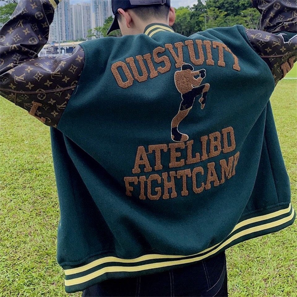 LOUIS VUITTON コピー ジャケット ATELIER FIGHTGAMP ウール 色落ちしない ルイヴィトン