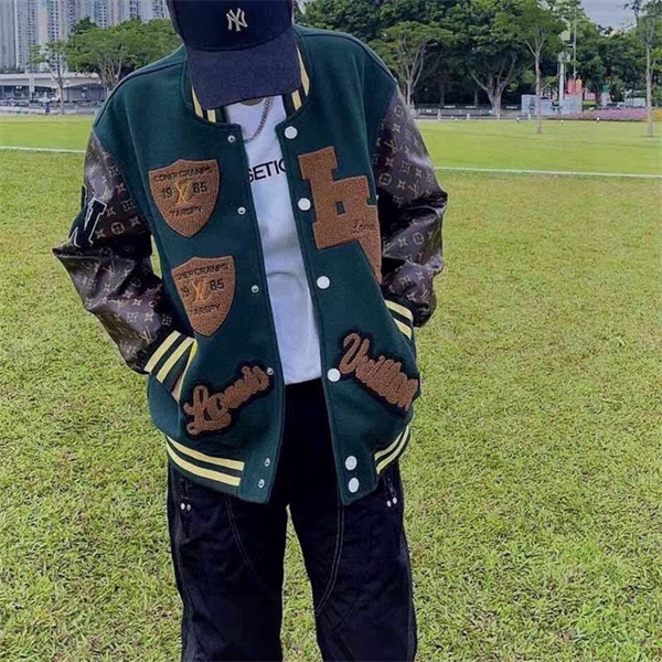 LOUIS VUITTON コピー ジャケット ATELIER FIGHTGAMP ウール 色落ちしない ルイヴィトン